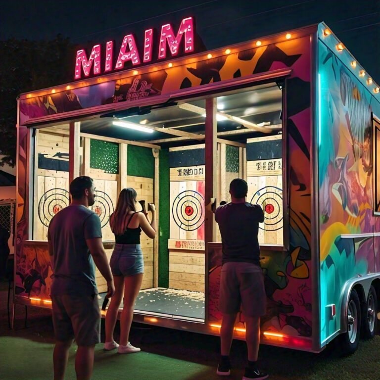 Florida Mobile Axe Throwing Miami Trailer