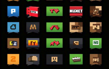 Minecraft: Bedrock Edition (2011) Game Icons Banners